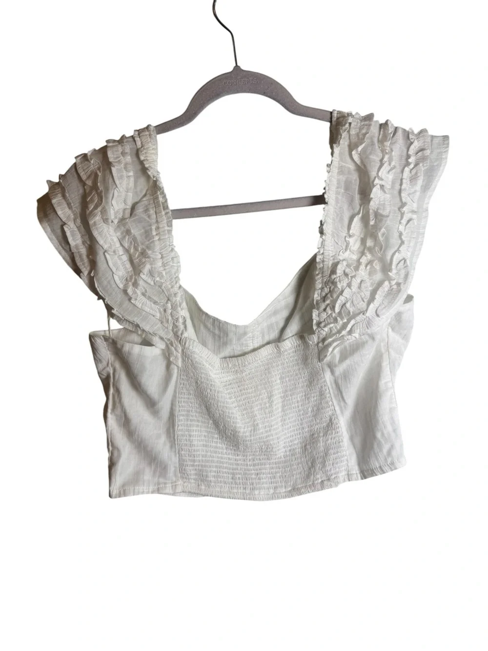 Free People Vittoria Top White Large NWT